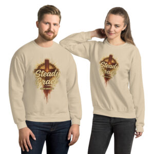 Unisex Sweater Pulli „Steady Grace - Jesus saves“