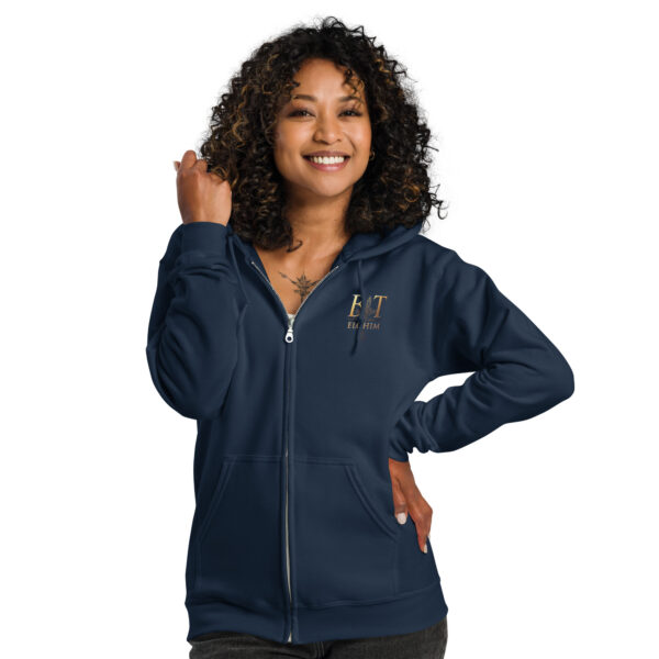 Bat Elohim - Tochter Gottes | Unisex Heavy Blend Zip Hoodie (Front Print) – Bild 5