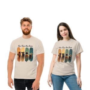 Vier Gesichter. Ein Retter. - Prophetisches Unisex T-Shirt (Gildan)