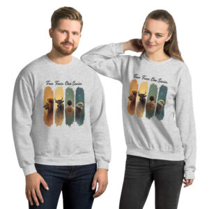 Four Faces. One Savior. - Prophetic Jesus Unisex Sweatshirt