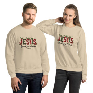 Jesus - Grund zur Freude (Lukas 2,10) | Weihnachtlicher Unisex Sweater