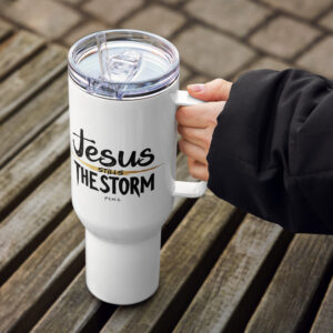 Jesus stills the storm Reisebecher 40 oz | Christlicher Thermobecher