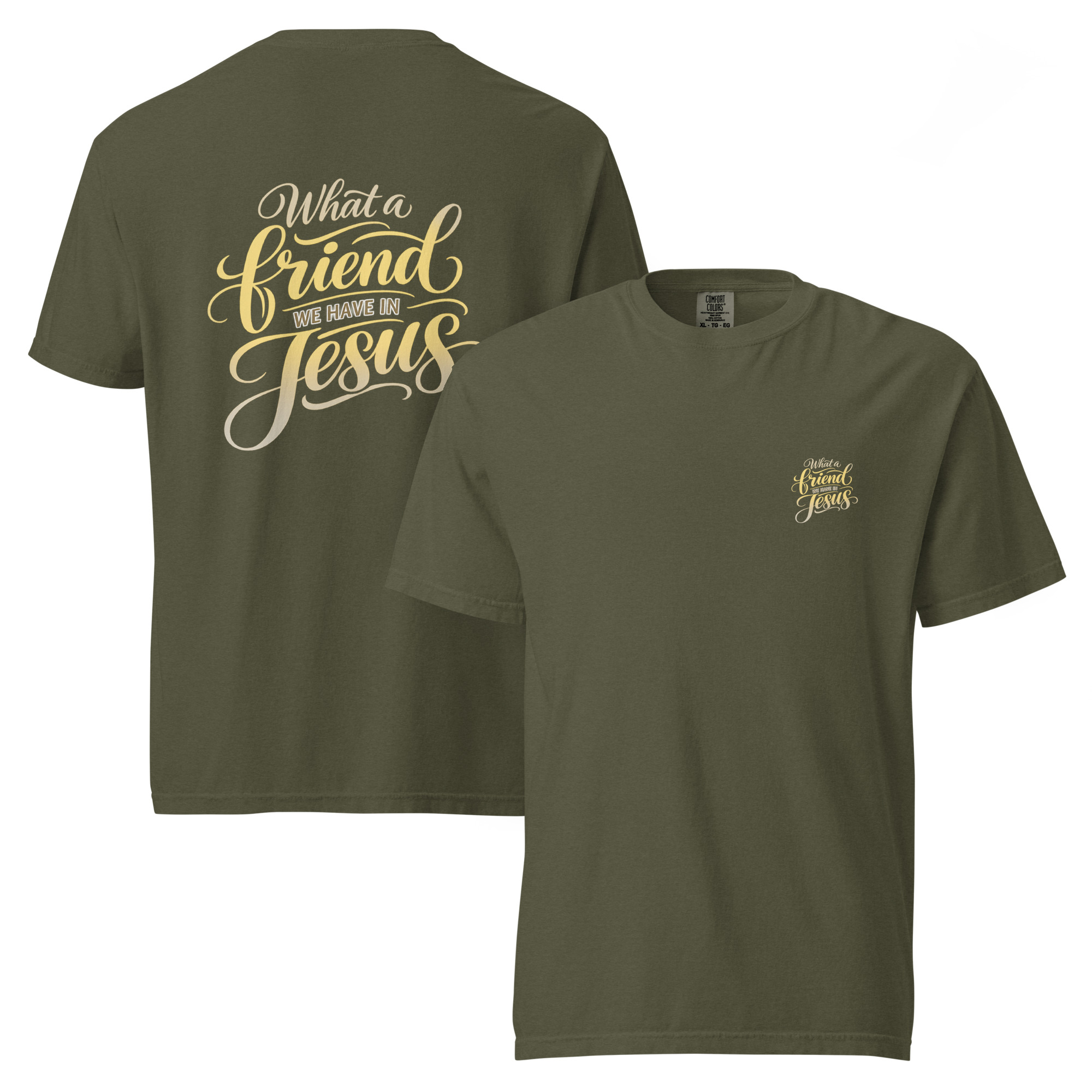 What a Friend We Have in Jesus | Heavyweight Tee – Bild 5