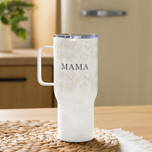 MAMA Thermobecher mit Floralmotiv | Travel Mug