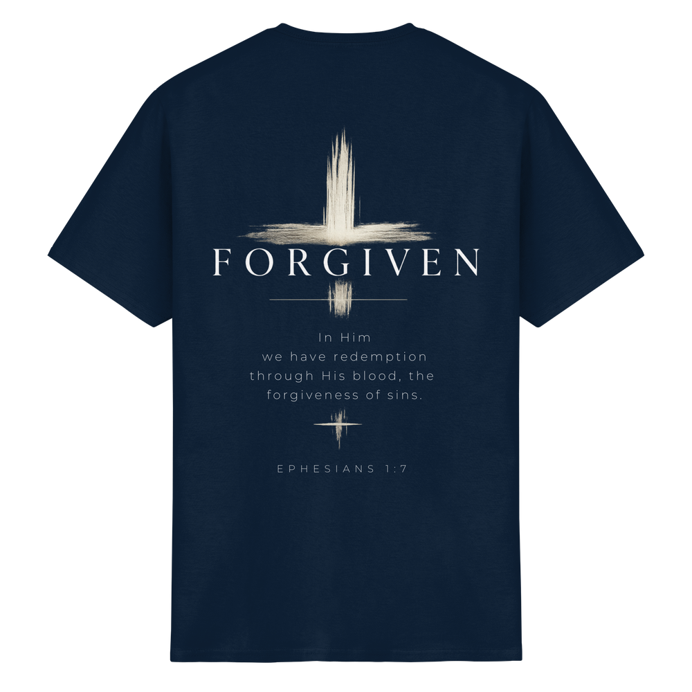 Forgiven - Epheser 1,7 | Classic Tee - Heavy Cotton T-Shirt – Bild 11