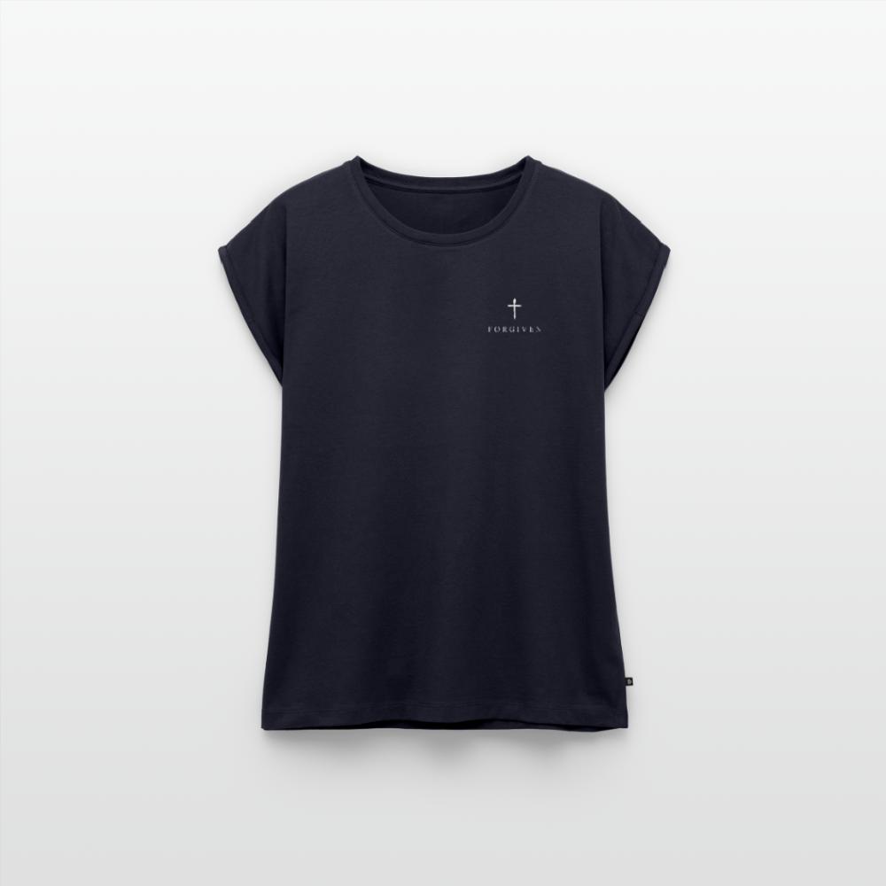 Forgiven | Damen T-Shirt mit Kreuz-Backprint – Bild 5