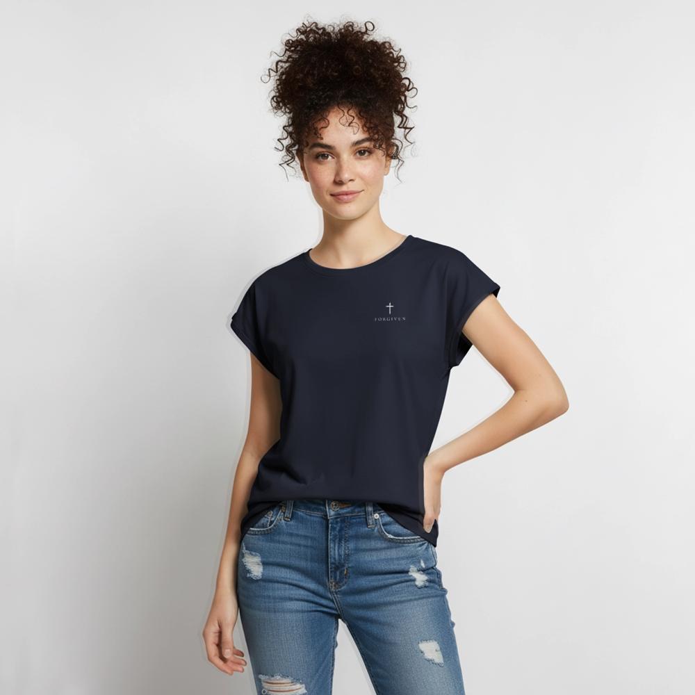 Forgiven | Damen T-Shirt mit Kreuz-Backprint – Bild 2