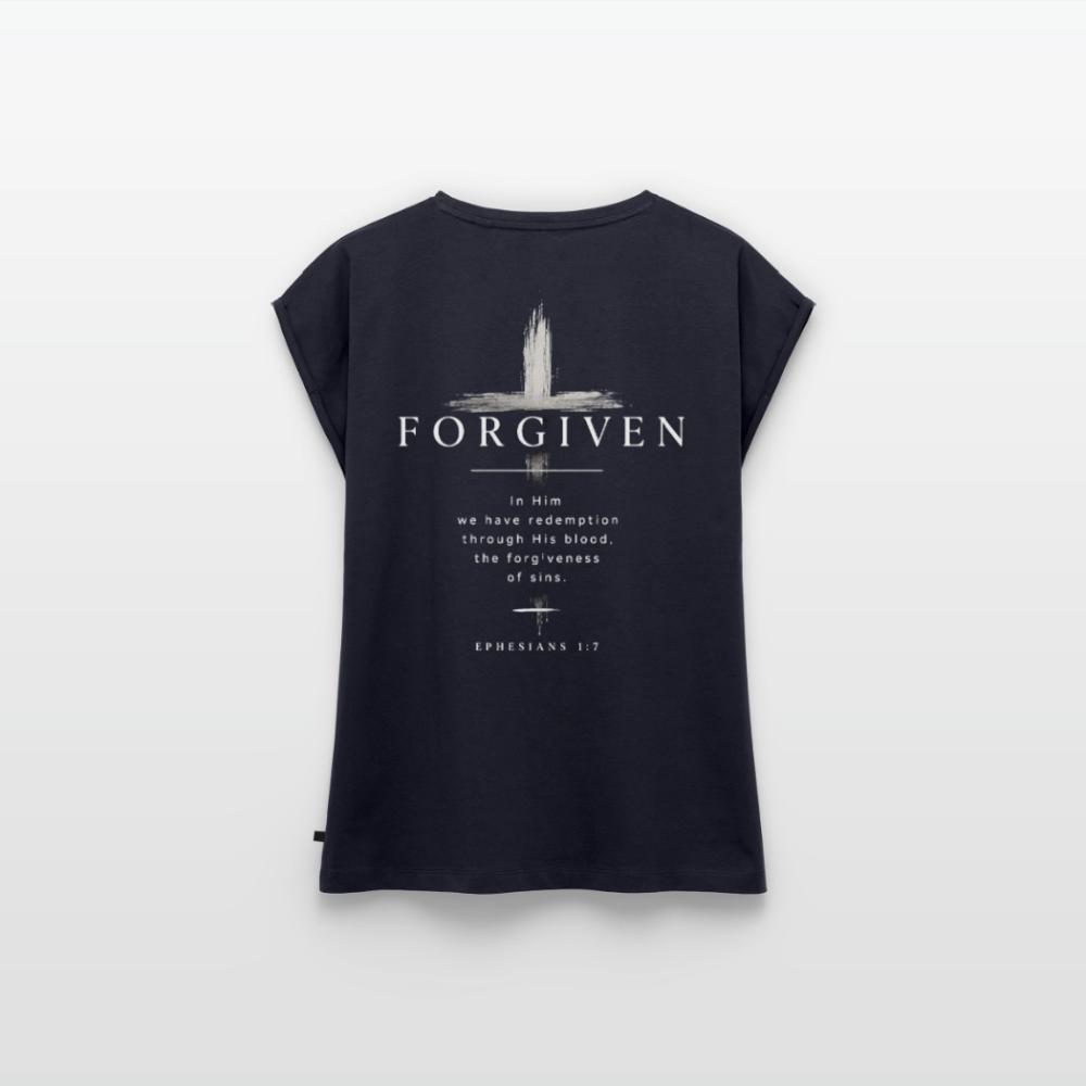 Forgiven | Damen T-Shirt mit Kreuz-Backprint – Bild 4