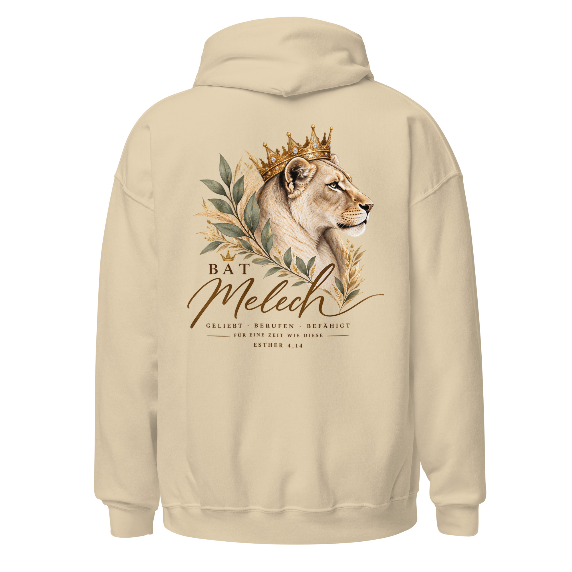 Bat Melech - Geliebt. Berufen. Befähigt. | Unisex Hoodie – Bild 3
