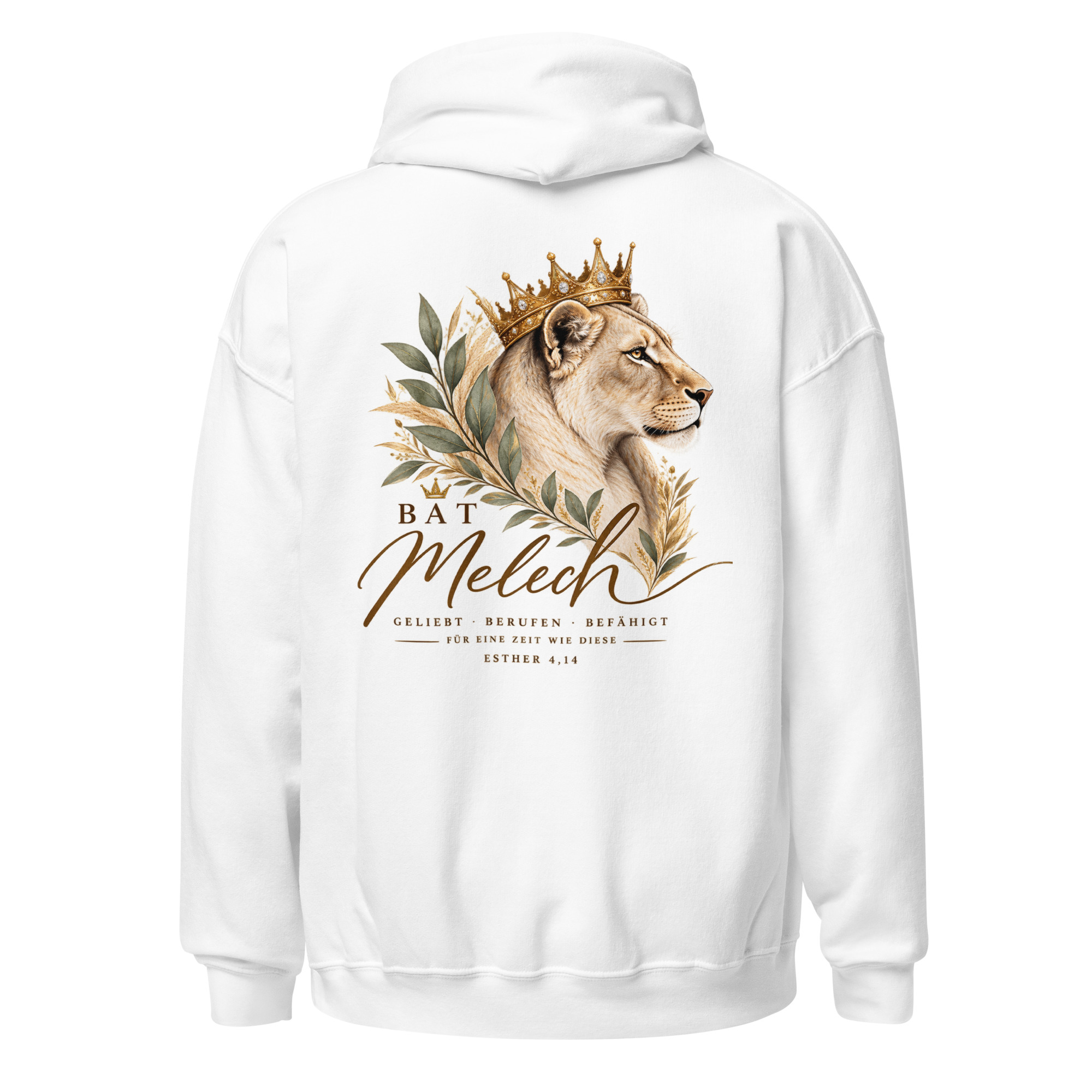 Bat Melech - Geliebt. Berufen. Befähigt. | Unisex Hoodie – Bild 4